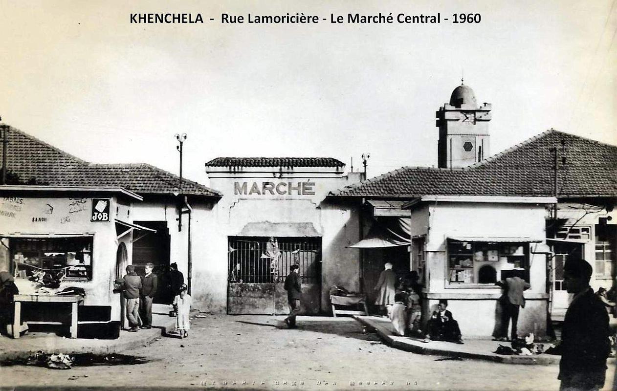 Khenchela - Rue Lamoricere - Marche Central - 1960.jpg